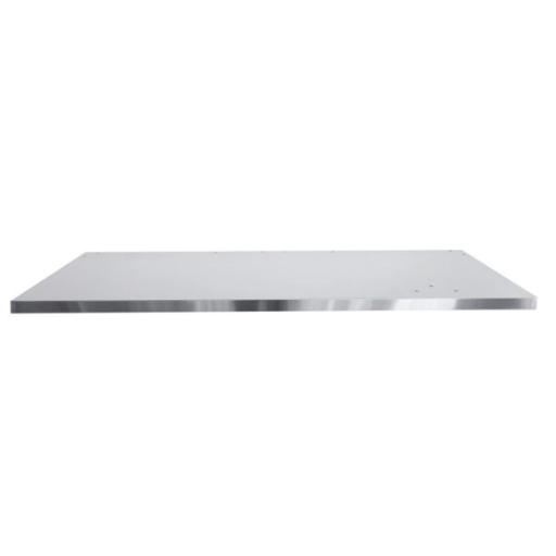 Plan de travail (1600 x 750 mm) en MDF revêtu inox pour établis modulables C58BC