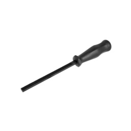 Lime de nettoyage pour étrier de frein Conçu pour le nettoyage de la corrosion sur vos étriers de freins Profil extra fin (10mm) Cette lime dispose de 2 lassération différentes de chaque coté pour attaquer la corrosion en fonction du niveau requis de nettoyage. Une dégauchisseuse d'un coté et une  standard de l'autre La lime est parrallèle et fait 155mm de long.  La lime dispose de lassérations diagonales pour éviter les obturations