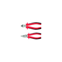 - jeu de 2 pinces ergotorque
- chrome vanadium ultra resistant
- poignée ergonomique bicomposant
- composition:
1 pince universelle 180mm 1 pince coupante de côté 160mm 