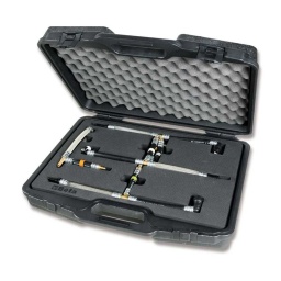 Jeu de 9 connecteurs pour le contrôle
de la basse pression carburant
(à utiliser avec 1464T)
A travers les connexions rapides reliées
au testeur 1464T effectue rapidement
le contrôle de la basse pression carburant
pour moteurs Diesel et essence