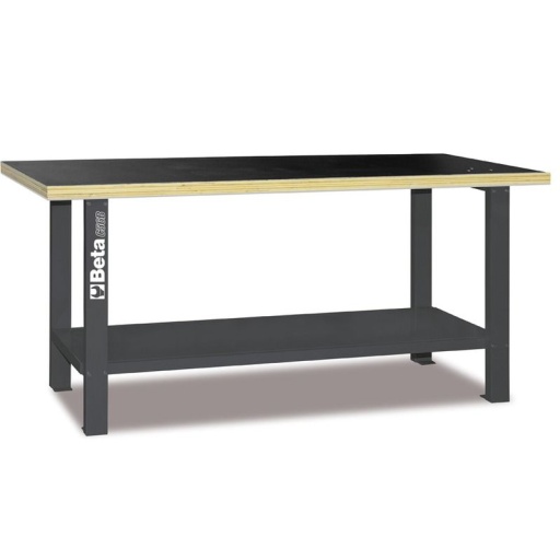 Etabli de travail C56B gris 2M plateau 720mm de profondeur 