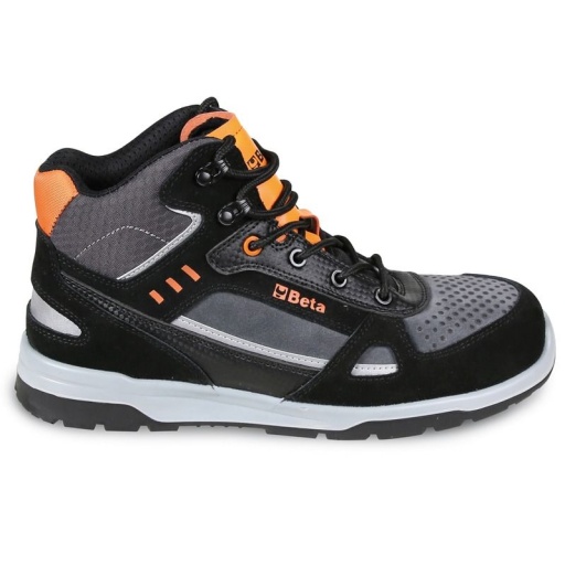 Chaussure montante en croûte de velours et microfibre, hydrofuge, avec inserts en carbone ACTIVE