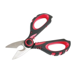 Cutter pour câble et Pince à sertir 150mm lames fabriquees en inox (jis sus420 j2)
durete de la lame : 56hrc
lames profilees permettant de maintenir et couper aisement du câble allant jusqu'a 70mm 
l'outil pour sertir permettra de faire 1mm  jusqu'a 16mm  et awg 22-14
manche en fibre de verre avec un renforcement en nylon.