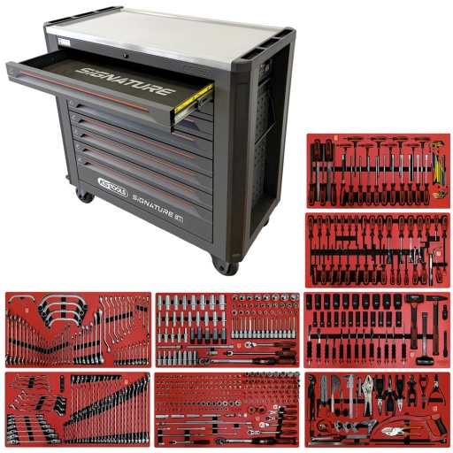 Servante d&rsquo;atelier SIGNATURE i25 avec 564 outils pour 8 tiroirs