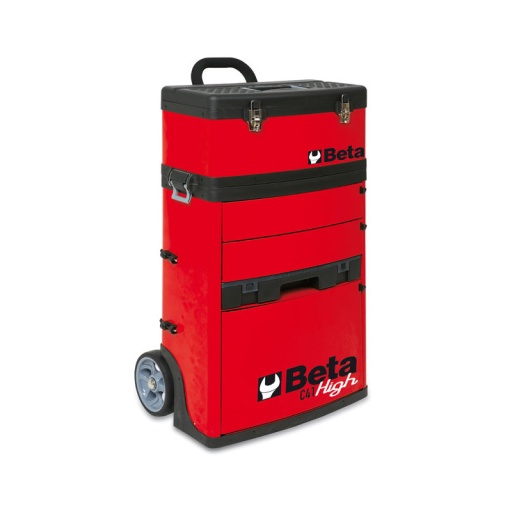 Caisse à outils sur roulette c41h beta rouge