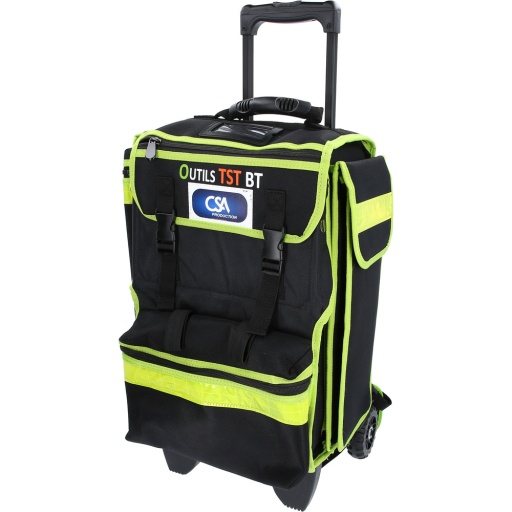 Grand sac &agrave; dos &agrave; roulettes pour electricien