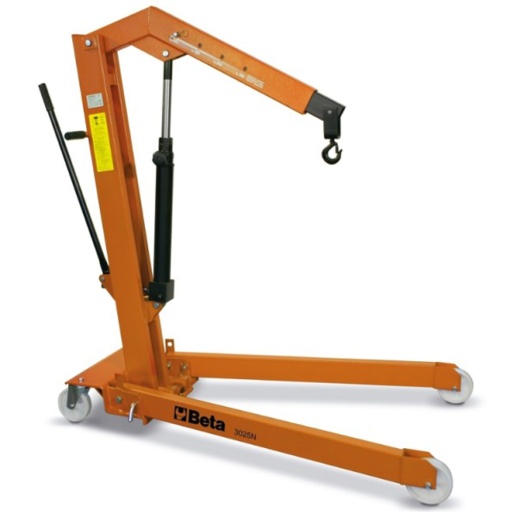 Grue Hydraulique pliable avec pompe à double effet 1 Tonne