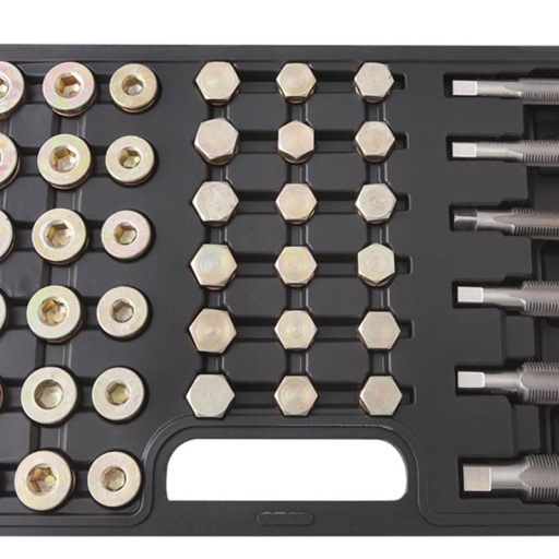 Coffret réparation filetages carters d'huile avec bouchons