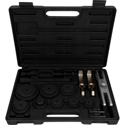 idéal pour extraire les composants de palier dans les différentiels
La bague de maintien serre solidement les griffes entre elles
Evite que les griffes ne glissent
Utilisation universelle
En acier spécial
Coffret robuste en matière plastique