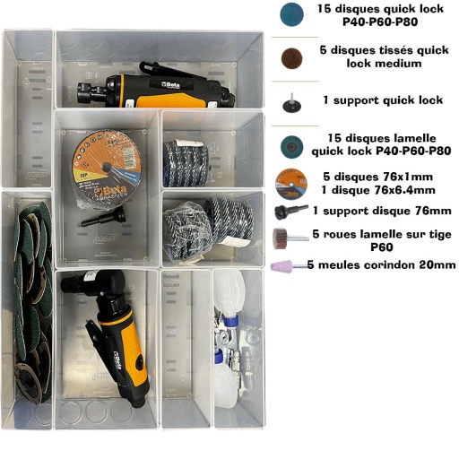 Pack meuleuse pneumatique