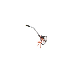 Odomètre certifié roue à rayons 320mm 
- compteur 9999.9m
- système de blocage
- manche repliable 
