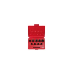 Coffrets douilles chocs arraches écrous 3/8

- pour le démontage des vis et écrous abimes ou uses
- profil autobloquant en spirale 
- 10-11-12-13-14-15-16-17-19mm - 1 chasse ecrou