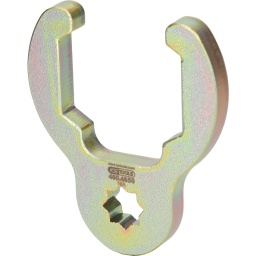 Pour ouvrir les couvercles de filtre à gazole 
Nécessaire pour le démontage et le remontage de la cartouche de filtre à gazole 
Permet un serrage à la clé dynamométrique 
N'endommage pas la cartouche ou son support 

 Utilisation :  Fuso Canter (EURO 5), 3,5 - 6,7 et 6,9 T
