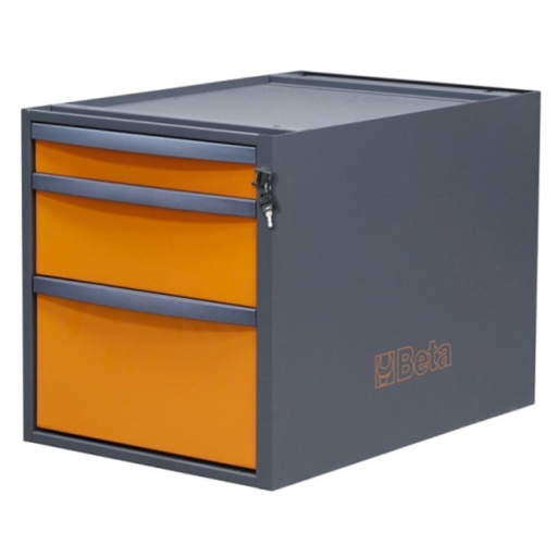 Bloc 3 tiroirs hauteur 479mm pour établis modulables C58BC