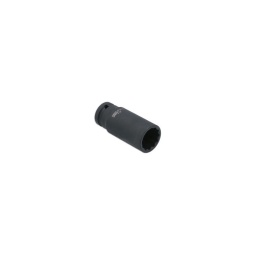 Douille à impact longue de 24 mm bi-hexagonale à carré de 1/2". Convient pour de nombreuses applications sur les véhicules du groupe VW, y compris les fixations d'arbres de transmission et de boîtes de vitesses.

Taille : 24 mm bi-hexagonale x carré de 1/2".
Douille à impact longue, profondeur : 78 mm.
Les applications comprennent le boulon central de blocage d'arbre de transmission pour : VW Golf (VI, VII), Scirocco, Tiguan, Passat (3C), Passat CC ; Audi A3, TT ; Seat Leon, Altea ; Skoda Octavia (1Z), Superb (3T).
Peut également s'utiliser sur les boîtes de vitesses, les différentiels et les essieux.
En chrome-molybdène à fini phosphate noir.