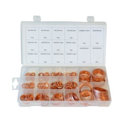 Assortiment 160 rondelles cuivres