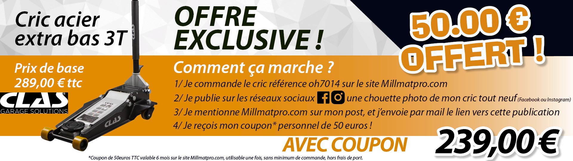 cric rouleur 3t extra bas